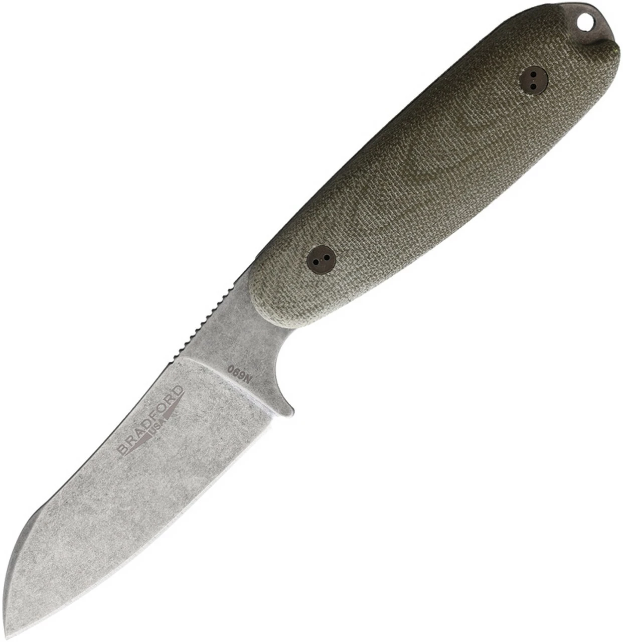 Bradford Guardian 3.5 - Green Micarta (3.5" N690 SW) 3.5SF-102 1 Bradford Guardian 3.5 - Green Micarta (3.5" N690 SW) 3.5SF-102