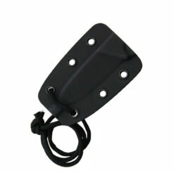 Bradford Knives G-Necker BRADGNSW, 5.63" Overall, 2.75" Elmax Stonewashed Plain Drop Point Neck Knife