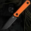 Bestech Hedron Fixed Blade - Orange G-10 (3.75" D2 Black SW) BFK02C