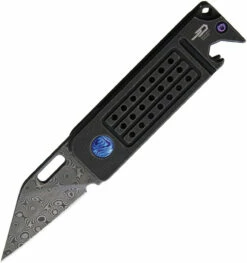 Bestech Ball Lock - Black Ti (1.75" Damascus) BT2008A