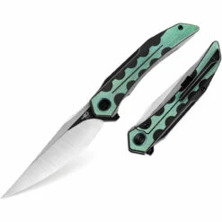Bestech Knives Samari - Green Ti (3.82" Two Toned) BT2009C -Knifeworks Sales Shop BTKT2009C 1 62654.1630524436