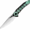Bestech Knives Samari - Green Ti (3.82" Two Toned) BT2009C