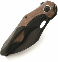 Bestech Knives Nogard Natural Ti Micarta (3.38" M390 Black) BT2105E -Knifeworks Sales Shop BTKT2105E 1 86056.1631120468