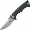CRKT BT Fighter Button Lock CR5220, 2.856" 8Cr13MoV Plain Blade, Glass Reinforced Nylon Handle