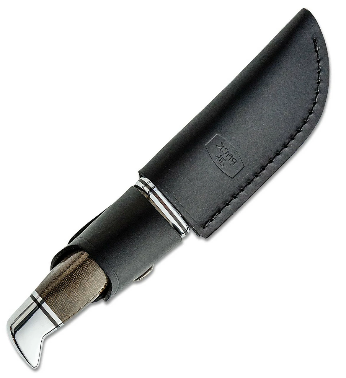 Buck Knives Skinner Pro Fixed Blade 103GRS1, 4" CPM-S35VN Satin Plain Blade, Green Canvas Micarta Handle 2 Buck Knives Skinner Pro Fixed Blade 103GRS1, 4" CPM-S35VN Satin Plain Blade, Green Canvas Micarta Handle - Image 2