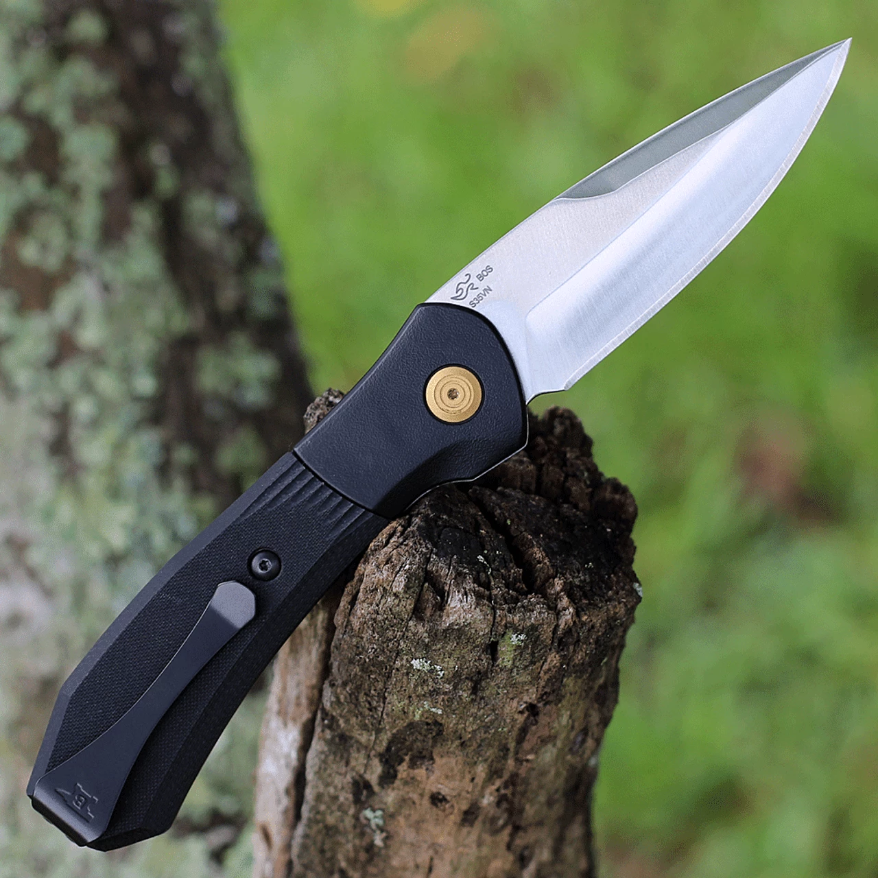 Buck Knives Buck Paradigm Shift Automatic 591BKS, 3" S35VN Drop Point Blade, Black G-10 Handle 2 Buck Knives Buck Paradigm Shift Automatic 591BKS, 3" S35VN Drop Point Blade, Black G-10 Handle - Image 2