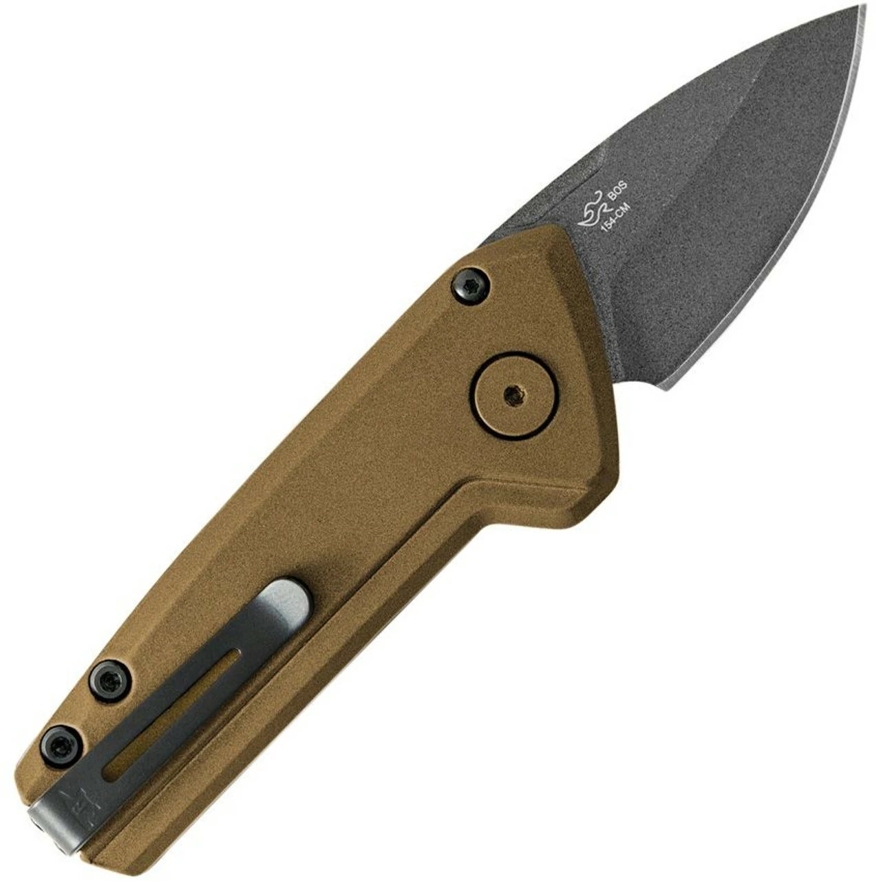 Buck Knives Mini Deploy Auto - Bronze Alum (1.875" 154CM) BU839BRS1 2 Buck Knives Mini Deploy Auto - Bronze Alum (1.875" 154CM) BU839BRS1 - Image 2