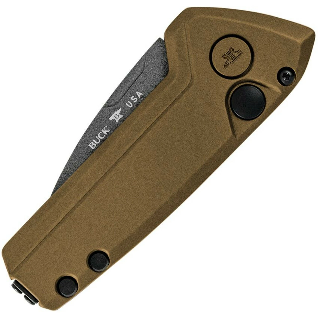 Buck Knives Mini Deploy Auto - Bronze Alum (1.875" 154CM) BU839BRS1 3 Buck Knives Mini Deploy Auto - Bronze Alum (1.875" 154CM) BU839BRS1 - Image 3