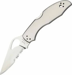 Byrd Meadowlark 2 Stainless Steel BY04PS2, 2.98" 8Cr13MoV ComboEdge