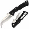 Cold Steel Black Talon 2 CS22B, 4” American S35VN Plain Blade, Black Long G-10 Handle