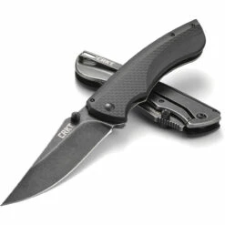 CRKT Burnout Framelock CR4123K, 3.660" 8Cr13mOV Plain Blade, Black Carbon Fiber G10 Base With 3Cr13 On The Back Handle -Knifeworks Sales Shop Burnout Framelock 3 24597.1579208030