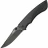 CRKT Burnout Framelock CR4123K, 3.660" 8Cr13mOV Plain Blade, Black Carbon Fiber G10 Base With 3Cr13 On The Back Handle