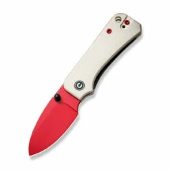 Civivi Baby Banter- Ivory G10 (2.34" Red Nitro-V) C19068S-7