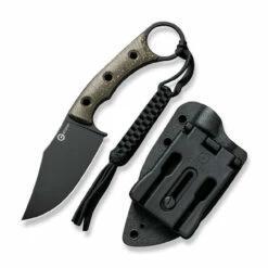 CIVIVI Midwatch- Grn Micarta (3.39" Blk SW Bohler N690) C20059B-3