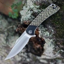 CIVIVI Dogma-Brass (3.46" Satin D2) C2014A