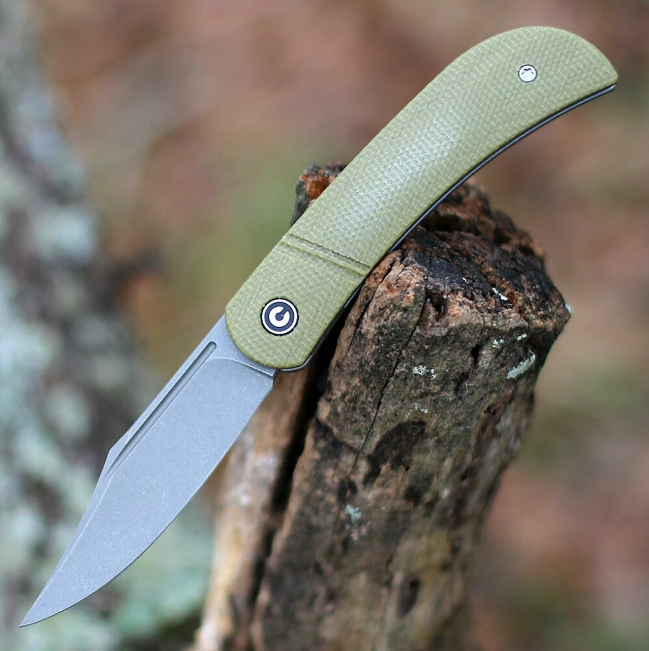 CIVIVI Appalachian Drifter-Olive Micarta (2.96" SW CPM-S35VN) C2015B 1 CIVIVI Appalachian Drifter-Olive Micarta (2.96" SW CPM-S35VN) C2015B