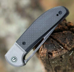 CIVIVI Trailblazer-Blk G10 W/ CF (2.97" Damascus) C2018DS-1 -Knifeworks Sales Shop C2018DS1.3 91838.1674160407