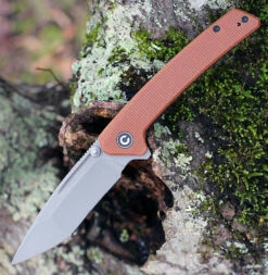 CIVIVI Keen Nadder-Brown Micarta (3.48" SW N690) C2021B