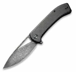 CIVIVI Riffle-Blk G10 W/ CF (3.46" Damascus) C2024DS-1