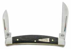 Case Small Congress 27821 Smooth Black Micarta 2-Blade(10268 SS)