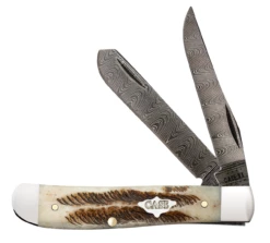 Case Mini Trapper 77466 - Vintage Bone (V6207 DAM) Carbon