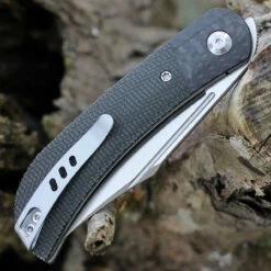 CIVIVI Appalachian Drifter II-Dark Green Micarta (2.96" Satin Nitro-V) C19010C-4 -Knifeworks Sales Shop CIVC19010C4.2 89059.1667495945