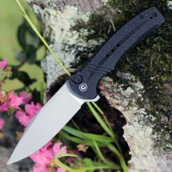 CIVIVI Cogent-Black Coarse Micarta (3.47" BB 14C28N) C20038D-7