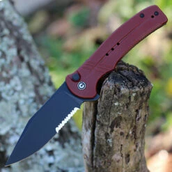 CIVIVI Cogent-Burgundy G10 (3.47" BW 14C28N) C20038E-2