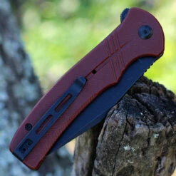 CIVIVI Cogent-Burgundy G10 (3.47" BW 14C28N) C20038E-2 -Knifeworks Sales Shop CIVC20038E2.3 24304.1673471101