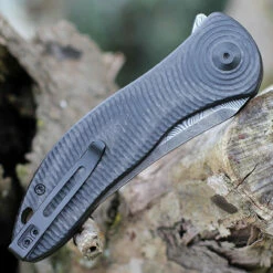 CIVIVI Synergy3-Blk G-10/CF (3.24" Damascus) C20075B-DS1 -Knifeworks Sales Shop CIVC20075BDS1.2 55063.1673459656