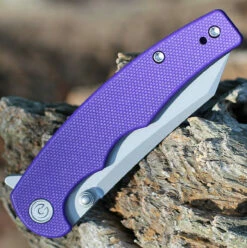 CIVIVI P87 Folder - Purple G-10 (2.90" Nitro-V Silver BB) C21043-2 -Knifeworks Sales Shop CIVC21043.3 73903.1660665397