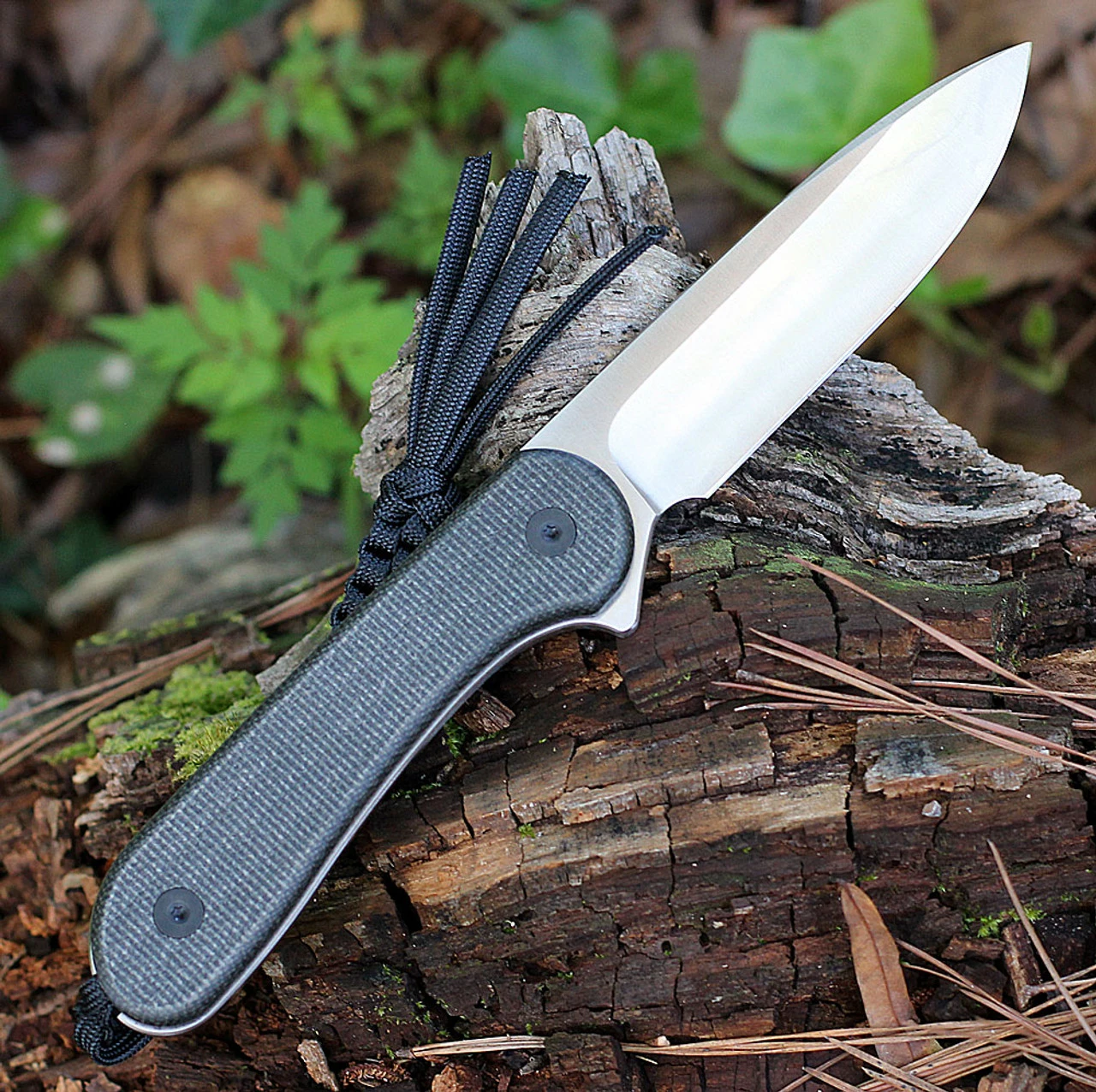 CIVIVI Fixed Blade Elementum-Dark Green Micarta (3.98" Satin D2) C2105B 2 CIVIVI Fixed Blade Elementum-Dark Green Micarta (3.98" Satin D2) C2105B - Image 2