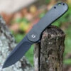 CIVIVI Elementum-Dark Green Micarta (2.96" BW D2) C907Z