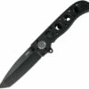CRKT M16 Carson Deadbolt Blk Alum (3.12" Blk SW D2 Tanto) M16-02DB