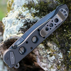 CRKT M16 Carson Deadbolt Spear Blk Alum (3.58" D2 Blk Spear) M16-03DB 7 CRKT M16 Carson Deadbolt Spear Blk Alum (3.58" D2 Blk Spear) M16-03DB -Knifeworks Sales Shop CR03DB.2 29197.1643729483