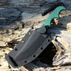 CRKT Minimalist Katana - Green Polymer (3.5" 8Cr13MoV Bead Blast) 2394 -Knifeworks Sales Shop CR2394.2 22828.1644424175