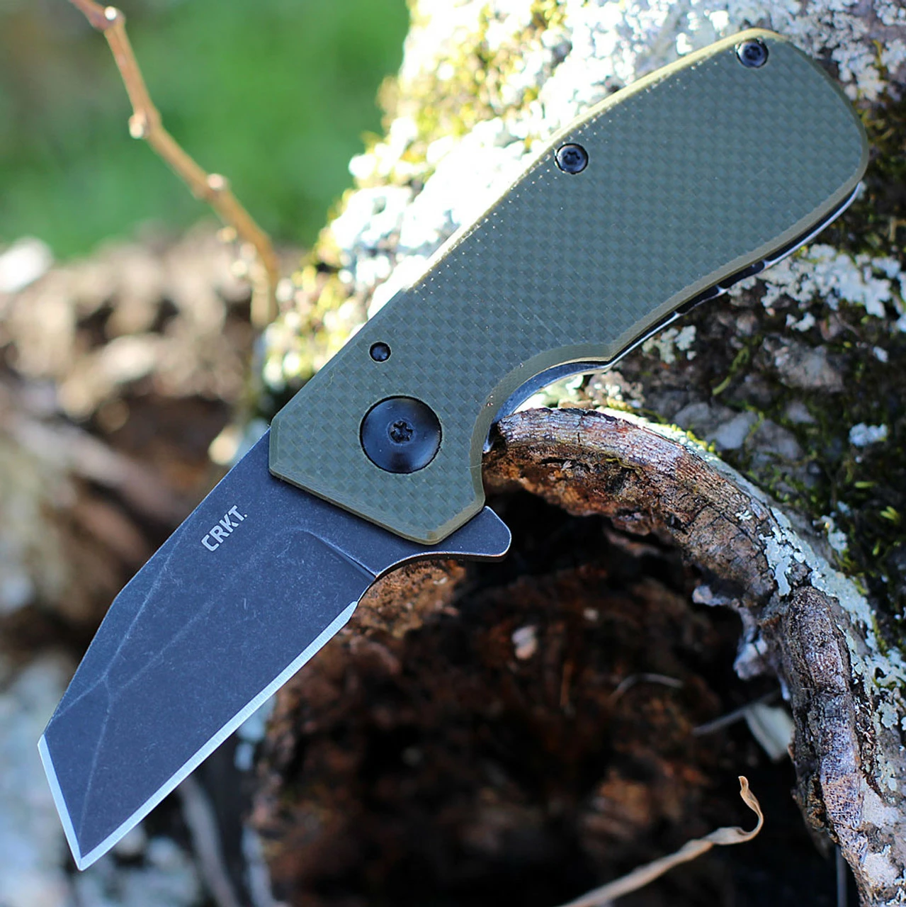 CRKT Razelcliffe - OD Green G-10/SS (2.0" SS Blk) 4021OD 1 CRKT Razelcliffe - OD Green G-10/SS (2.0" SS Blk) 4021OD