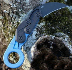 CRKT Provoke Karambit - Blue Grivory (2.4" 4116 Blk) 4041B
