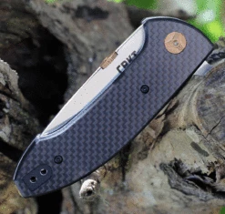 CRKT Avant 4620 Flipper Knife, 3.17" 8Cr14Mov Satin Drop Point Blade, Black Weaved Carbon Fiber Handles 6 CRKT Avant 4620 Flipper Knife, 3.17" 8Cr14Mov Satin Drop Point Blade, Black Weaved Carbon Fiber Handles -Knifeworks Sales Shop CR4620.2 11787.1625858115