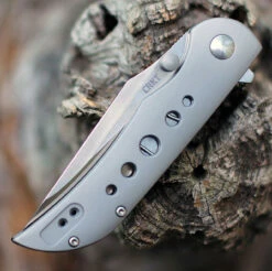 CRKT Oxcart Assisted Flipper - Gray (3.05" AUS-8 Satin SS) 6135 -Knifeworks Sales Shop CR6135.3 45645.1655408116