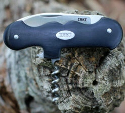 CRKT Triple Play - Blk Pakkawood (2.5" SS Satin) 6925 -Knifeworks Sales Shop CR6925 57244.1651765319