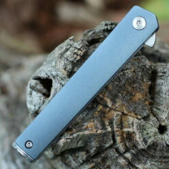 CRKT CEO Compact Flipper - Blue GRN (2.6" SS Two-Toned) 7095 -Knifeworks Sales Shop CR7095.2 83185.1651763690