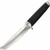 Cold Steel Master Tanto Fixed Blade 13PBN, 6" CPM 3V Tanto Plain Blade, Black Kray-Ex Handle W/ Black Secure-Ex Sheath