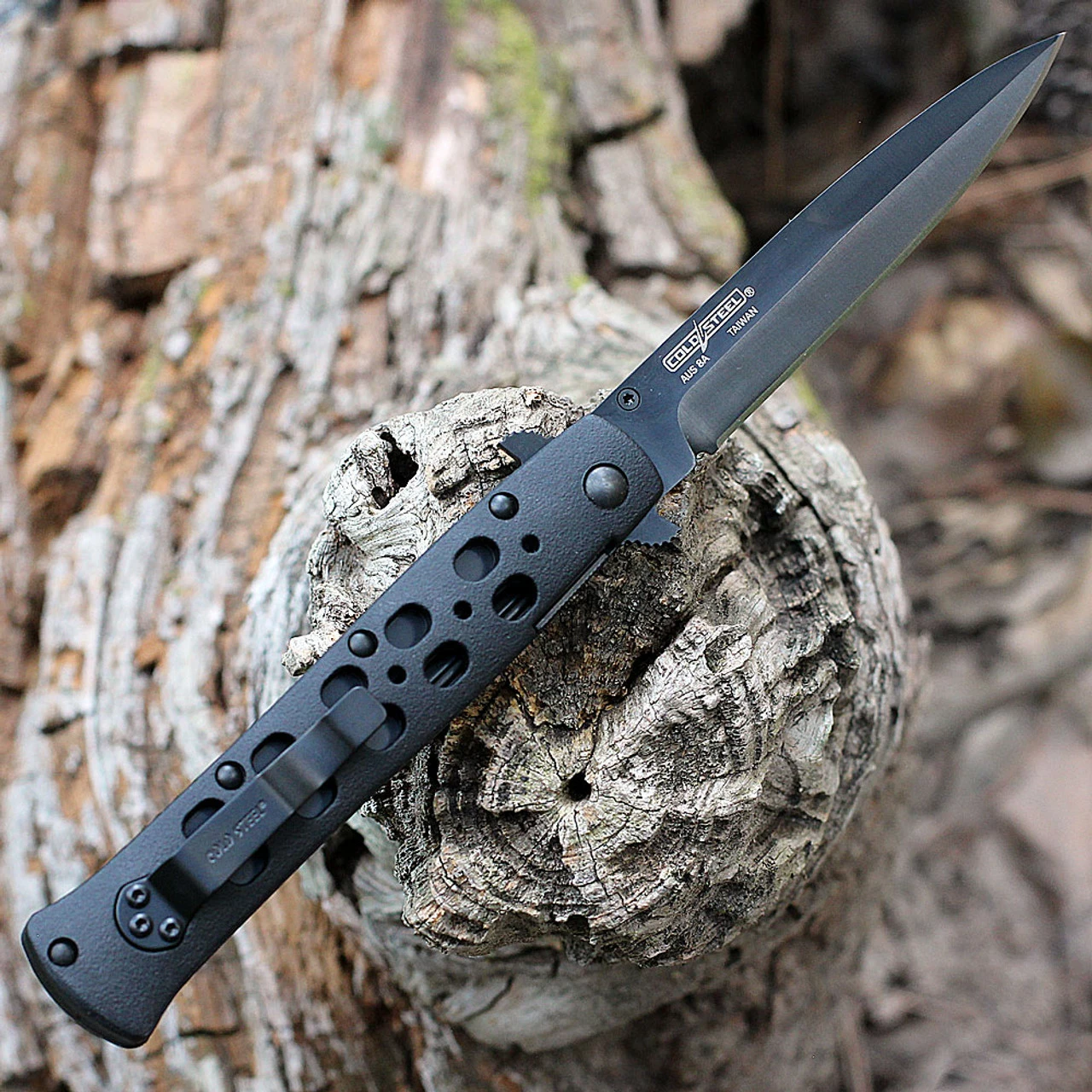 Cold Steel Ti-Lite - Black Zy-Ex (4.00" AUS8-A Blk DLC) CS26SPBKBK 2 Cold Steel Ti-Lite - Black Zy-Ex (4.00" AUS8-A Blk DLC) CS26SPBKBK - Image 2