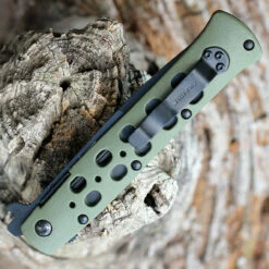 Cold Steel Ti-Lite - OD Green Zy-Ex (4.00" AUS8-A Blk DLC) CS26SPODBK -Knifeworks Sales Shop CS26SPODBK.3 01357.1658162302
