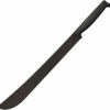 Cold Steel Two Handed Latin Machete 97TM21S, 21" 1055 Carbon Black Matte Plain Edge, Black Polypropylene Handle W/Black Cor-Ex Sheath