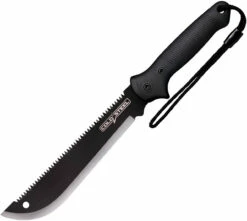 Cold Steel Axis Machete - Blk Rubber (11" Blk Carbon Steel) MA-AXIS