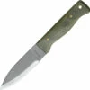Condor CTK23243HCM Bushlore Knife, Green Micarta Handle