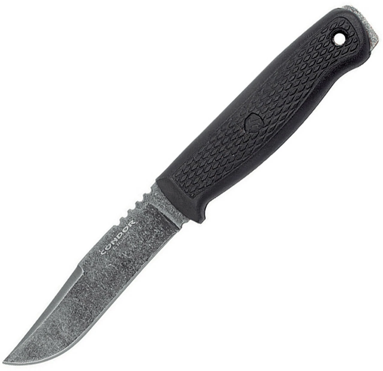 Condor Bushglider Fixed Blade CTK3950-4.2HC, 4.2" 1095 Carbon Steel, Black Polypropylene Handle 1 Condor Bushglider Fixed Blade CTK3950-4.2HC, 4.2" 1095 Carbon Steel, Black Polypropylene Handle