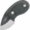 Condor Tortuga 80715HC, 1.43" 1075 Carbon Steel Plain Blade, Black Micarta Handles